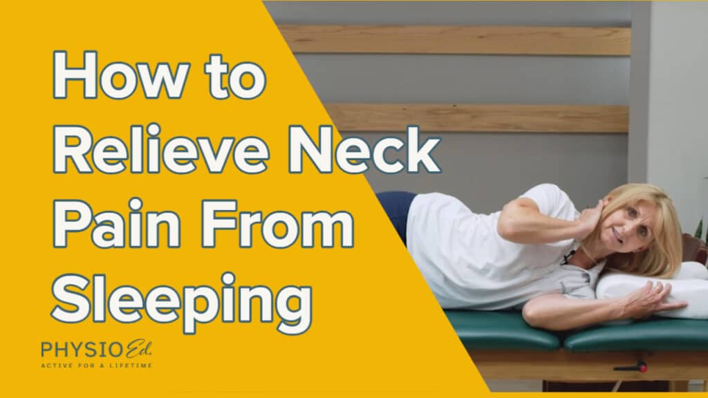 relieve neck pain from sleeping