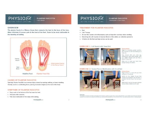 Plantar Fasciitis Printable Exercises [PDF] - Physio Ed.