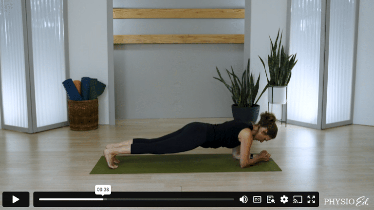 planks for core strength