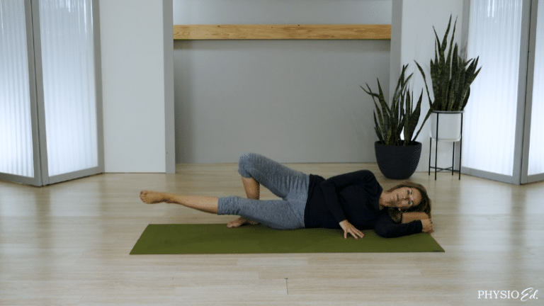 side lying exercises for core muscles