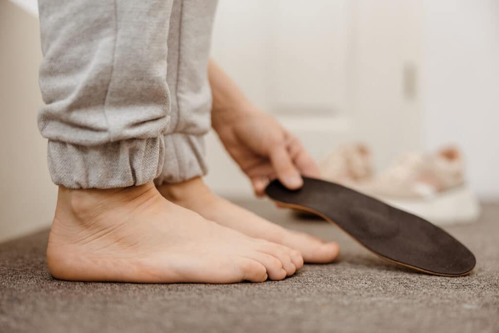 Orthotics are commonly recommended for wide feet and other related issues