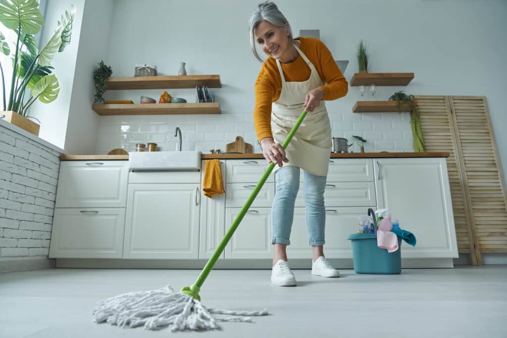 mopping exercise