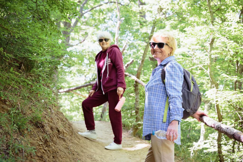 The SAID principle: Two older women embark on a challenging hike that they have been preparing for